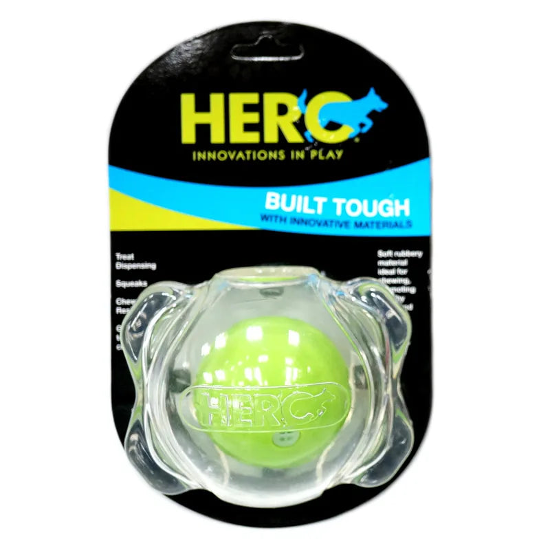 CAITEC Dog Toys New Squeaker Ball Floatable Springy Bite Resistant Great for Tossing Chasing Can also Forage 3 Sizes