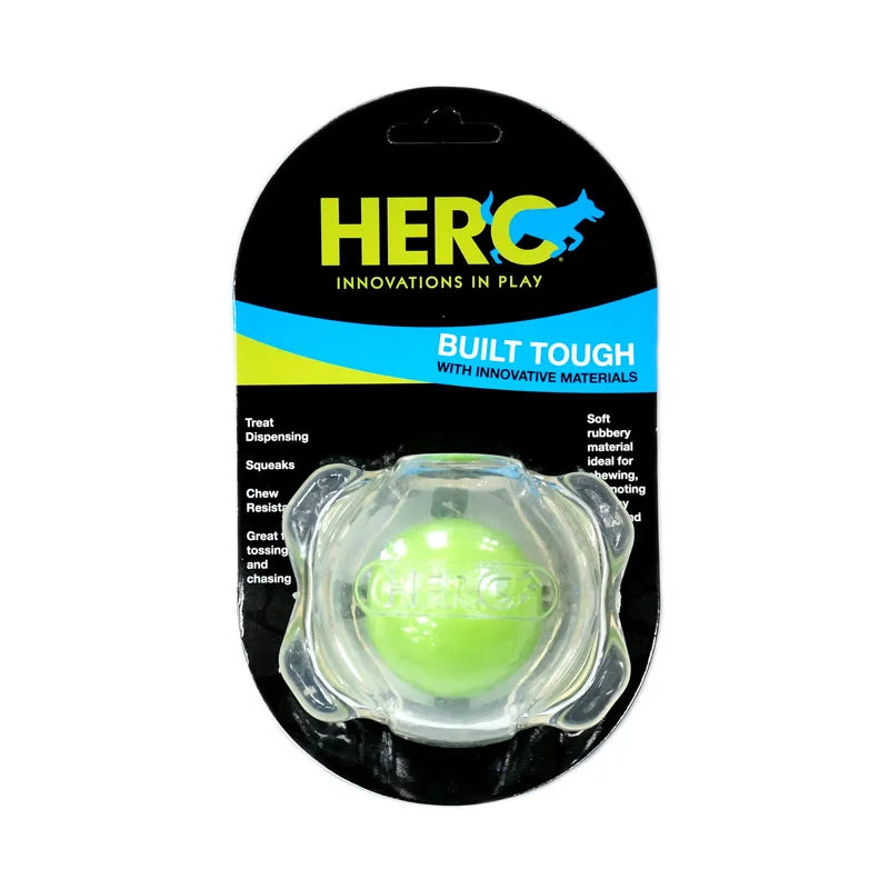 CAITEC Dog Toys New Squeaker Ball Floatable Springy Bite Resistant Great for Tossing Chasing Can also Forage 3 Sizes