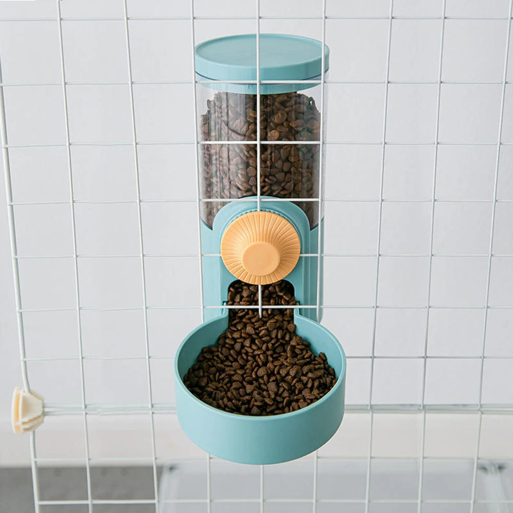 Large Capacity Cat Cage Hanging Automatic Drinking Fountain Feeder for Cat Puppy Rabbit Pet Water Drinker Feeding Bowl Supplies