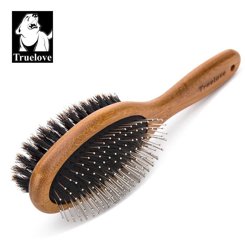 Truelove Pet Grooming Brush Dogs and Cats,Tangles Undercoat,Safe Sensitive Skin Deshedding Pet Brush Removes Loose Hair Tangles
