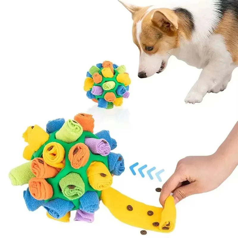 Hot Sale Interactive Dog Toy - Sniffing Ball for Hiding Treats - Rubber Puzzle Ball for Mental Stimulation Pet Supplies