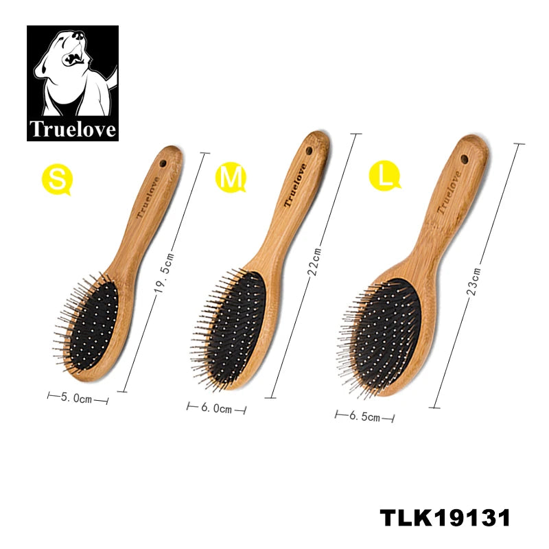 Truelove Pet Grooming Brush Dogs and Cats,Tangles Undercoat,Safe Sensitive Skin Deshedding Pet Brush Removes Loose Hair Tangles