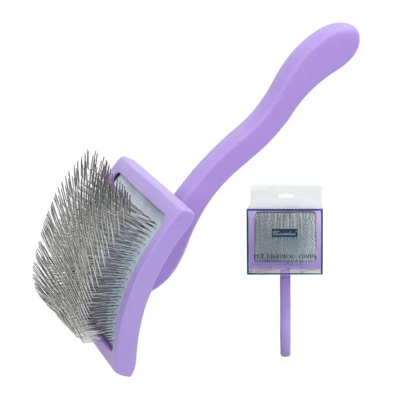 Pet Slicker Brush For Dog Dematting Removal Remover Slicker Tool Dog Brush Pet Cleaning Grooming Cat Hair Comb