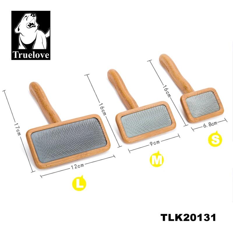 Truelove Pet Grooming Brush Dogs and Cats,Tangles Undercoat,Safe Sensitive Skin Deshedding Pet Brush Removes Loose Hair Tangles