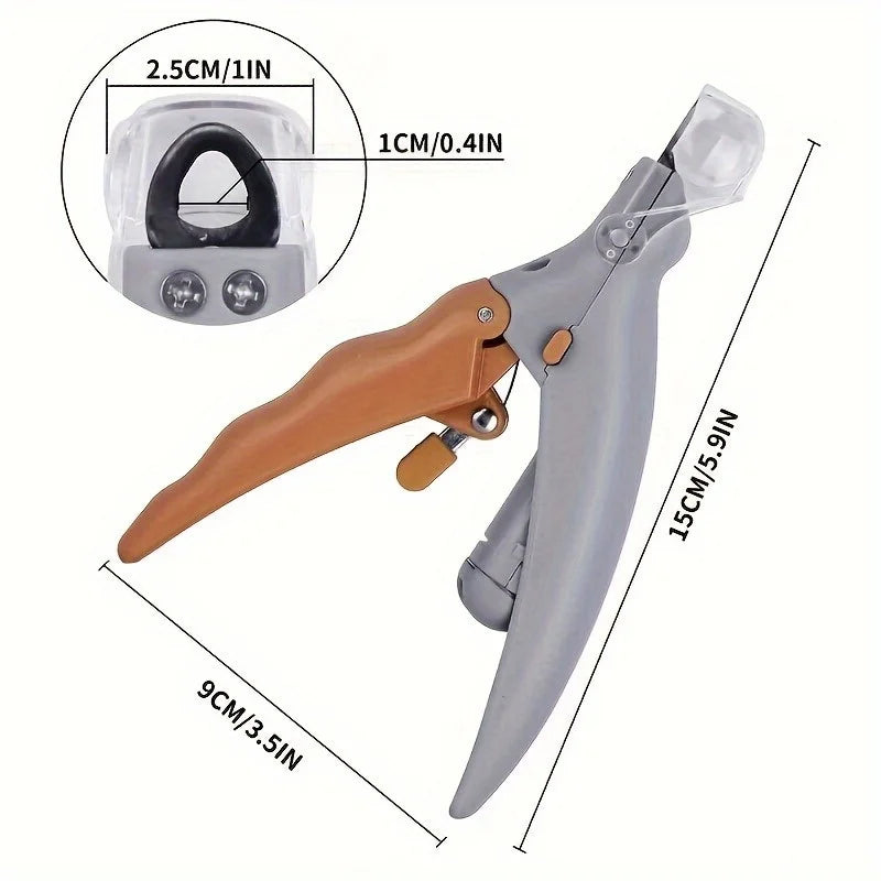 Professional Pet Nail Clipper Scissors With LED Light Cat Dog Nail Clippers Tool Scissors Nail Toeclaw Cutter Scissors