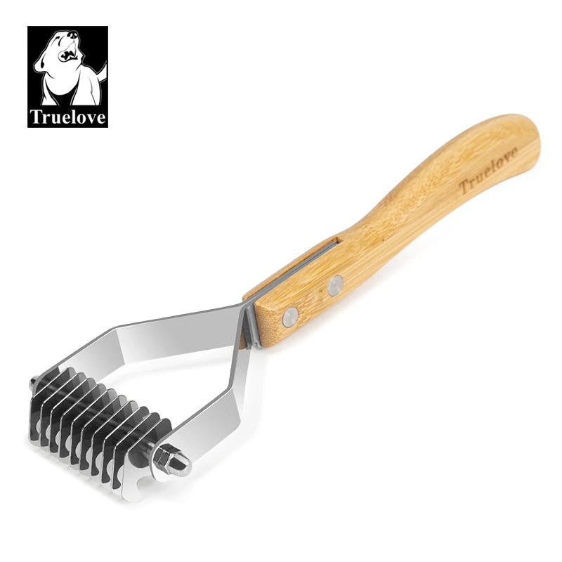 Truelove Pet Grooming Brush Dogs and Cats,Tangles Undercoat,Safe Sensitive Skin Deshedding Pet Brush Removes Loose Hair Tangles