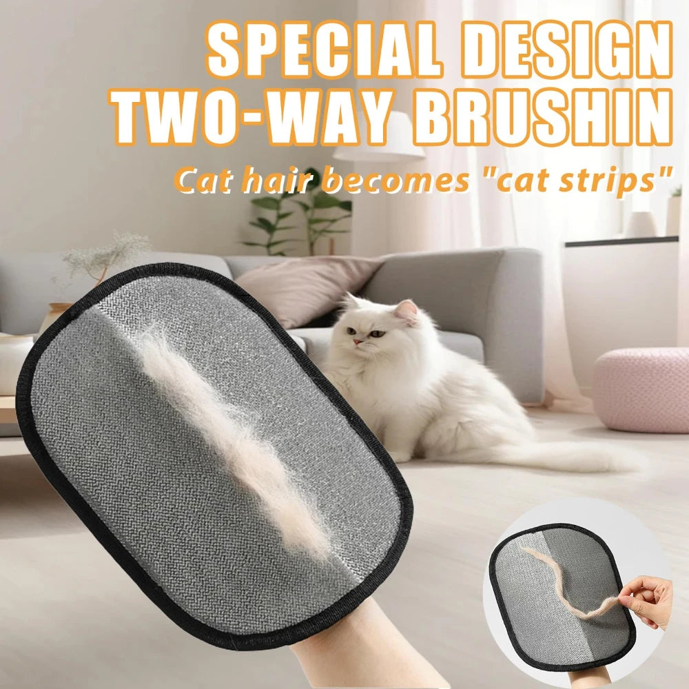 Pet Hair Remover Portable Washable Clothes Hair Dehairing Gloves Pet Cleaning Products Pet Accessories