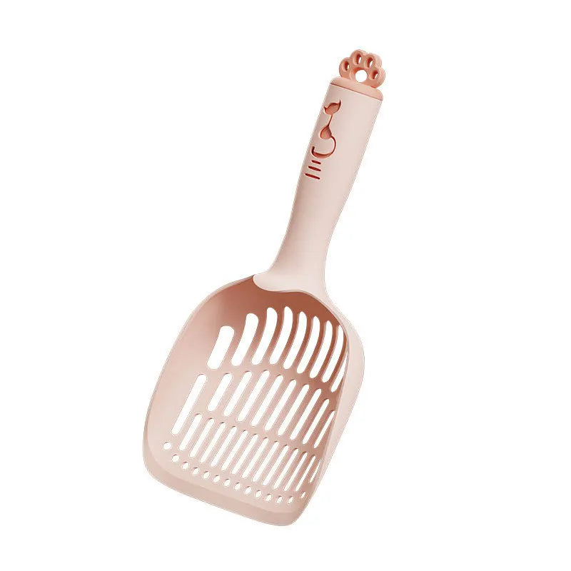 Pet Cat Litter Shovel, Grid Cat Urine Litter Shovel, Pet Cleaning Supplies, Toilet Bowl, Long-handled Cat Litter Shovel