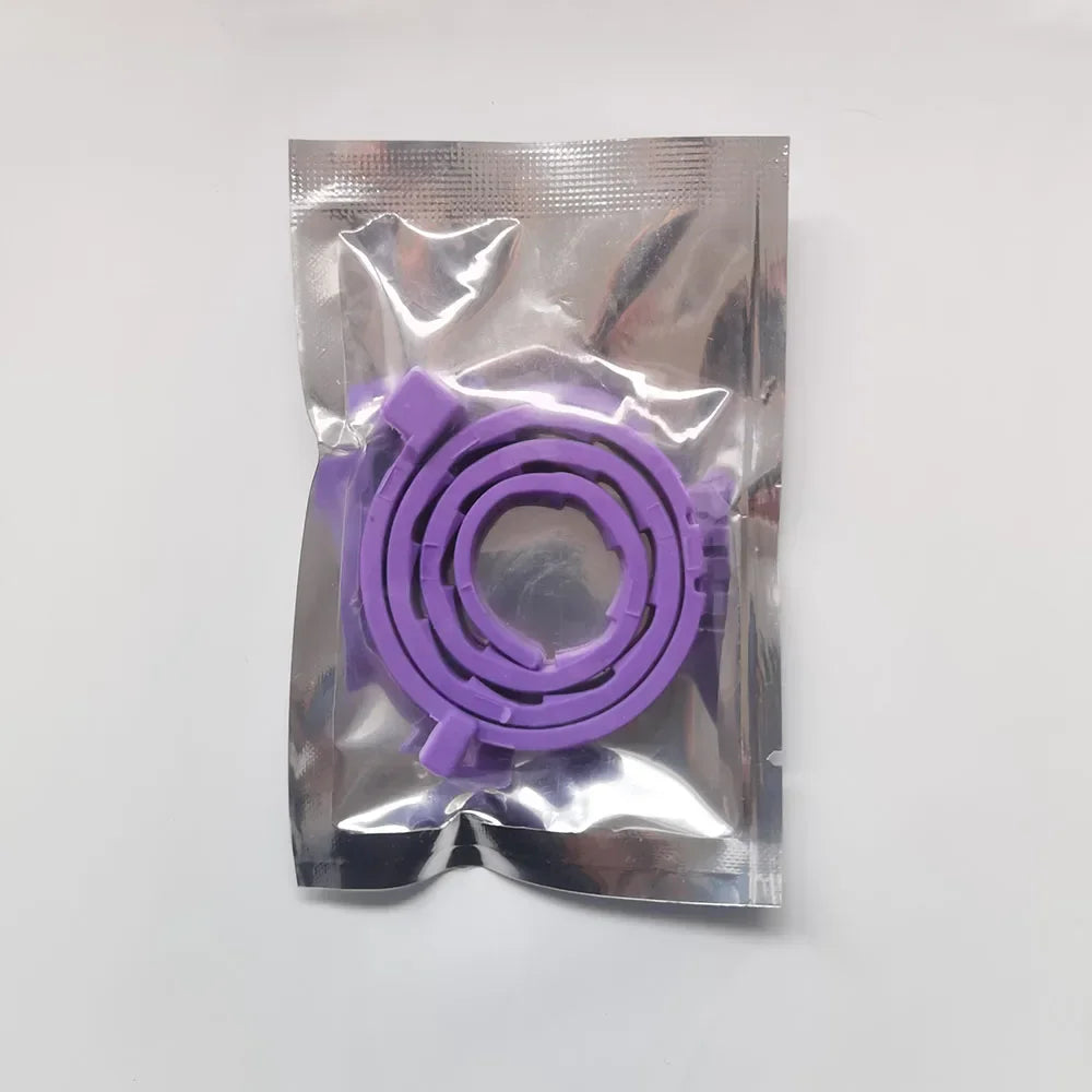 38/70cm Retractable Pet Collars Soft Silicone Dog Collar Puppy Collar Cat Neck Strap Valid for 8 Months Waterproof Pet Supplies