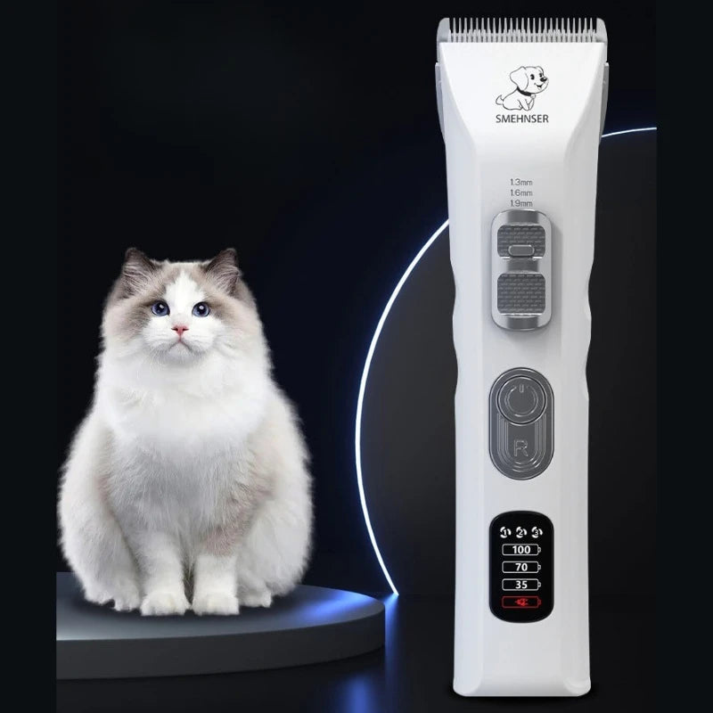 Electric Pet Clippers Cat Dog Hair Shaver Rechargeable Hair Shears Pet Cleaning Products Kit Dogs Grooming Supplies Accessories