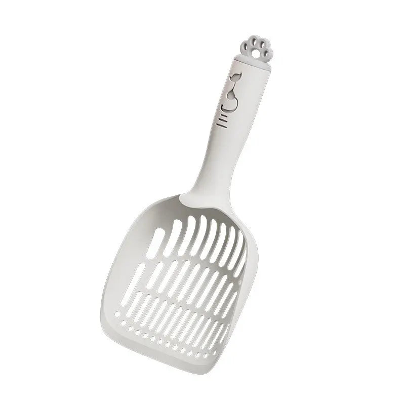 Pet Cat Litter Shovel, Grid Cat Urine Litter Shovel, Pet Cleaning Supplies, Toilet Bowl, Long-handled Cat Litter Shovel
