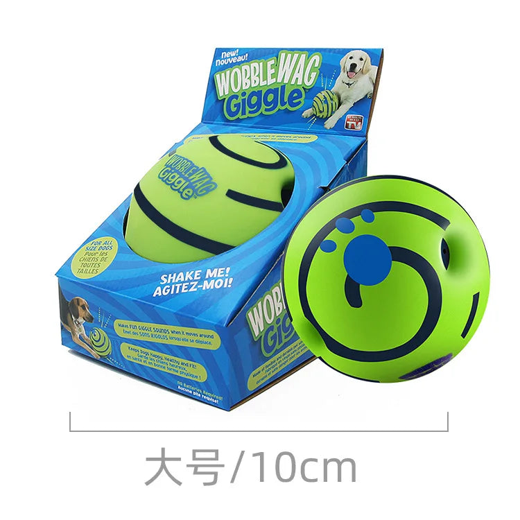 Dog Toys Wobble Wag Giggle Glow Ball Interactive Dog Attention Toy Fun Giggle Sounds Ball when  perros accesorios jouet chien