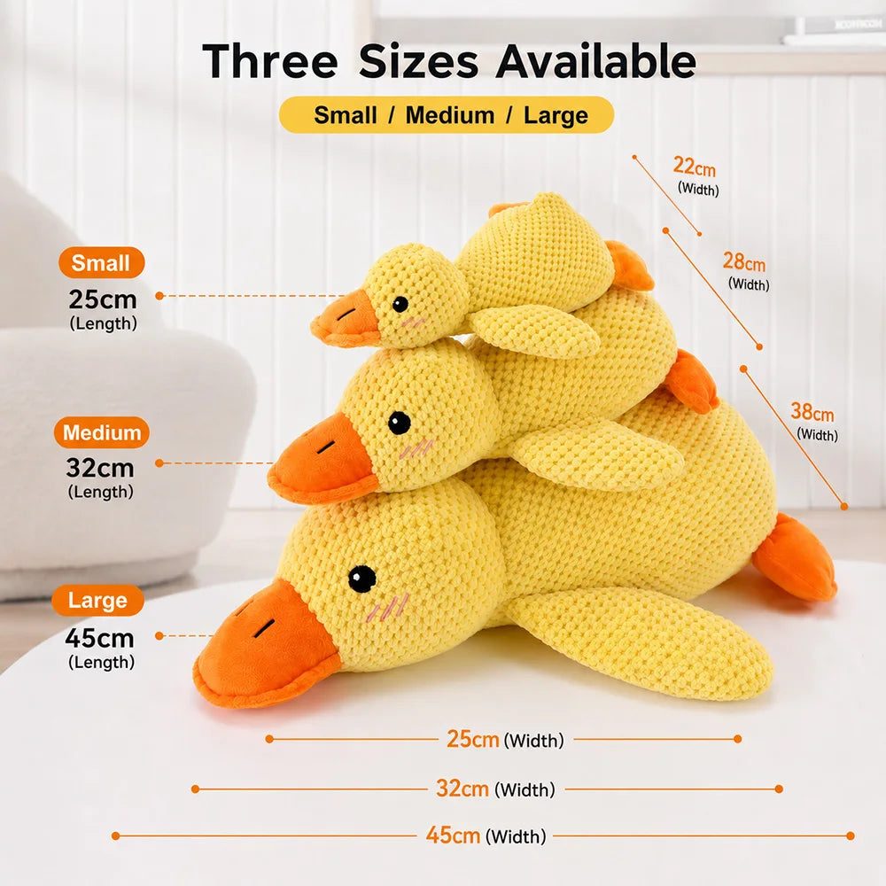 Pet Plush Toy with Squeaker Cat Dog Puzzle Toy Soft Durable Companion Teeth Cleaning Chew Toy Chew Resistant Design