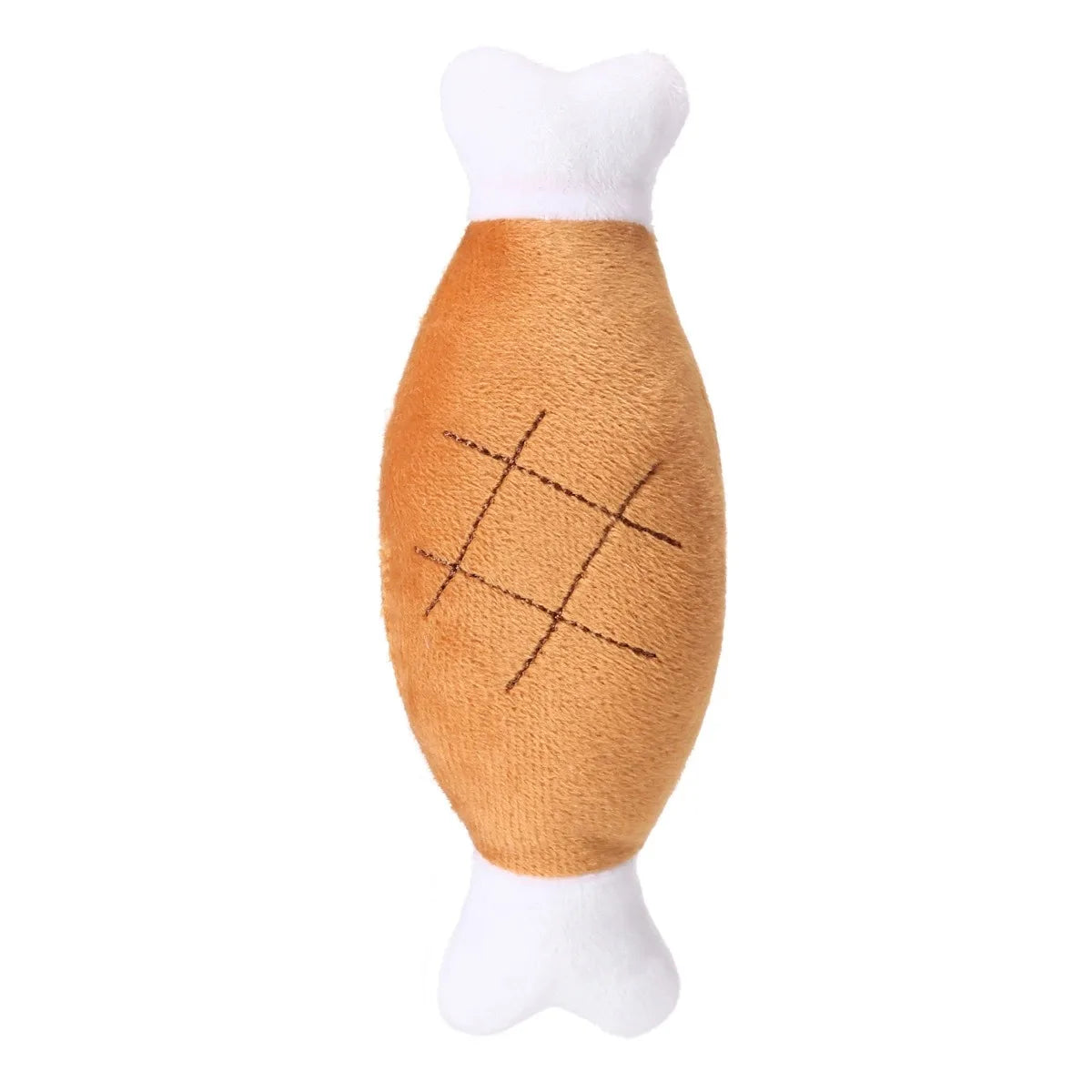 Pet Plush Toy with Squeaker Cat Dog Puzzle Toy Soft Durable Companion Teeth Cleaning Chew Toy Chew Resistant Design