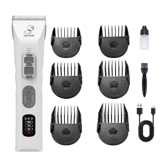 Electric Pet Clippers Cat Dog Hair Shaver Rechargeable Hair Shears Pet Cleaning Products Kit Dogs Grooming Supplies Accessories