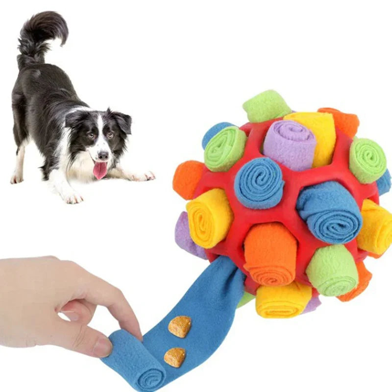 Hot Sale Interactive Dog Toy - Sniffing Ball for Hiding Treats - Rubber Puzzle Ball for Mental Stimulation Pet Supplies
