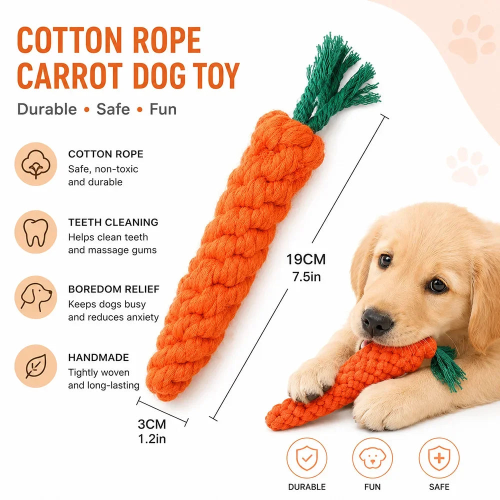 Pet Plush Toy with Squeaker Cat Dog Puzzle Toy Soft Durable Companion Teeth Cleaning Chew Toy Chew Resistant Design