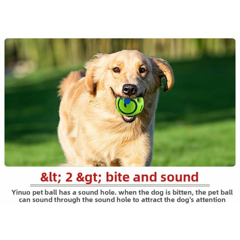 Dog Toys Wobble Wag Giggle Glow Ball Interactive Dog Attention Toy Fun Giggle Sounds Ball when  perros accesorios jouet chien