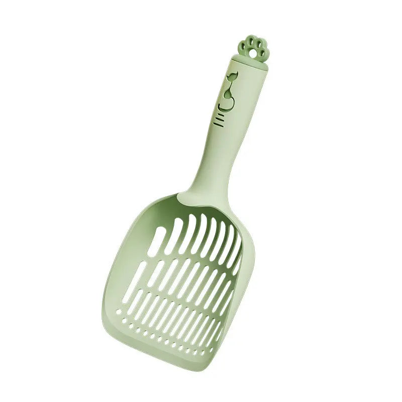 Pet Cat Litter Shovel, Grid Cat Urine Litter Shovel, Pet Cleaning Supplies, Toilet Bowl, Long-handled Cat Litter Shovel