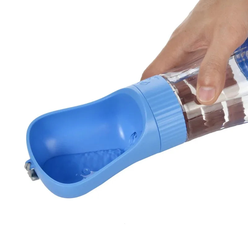 320ML Portable Dog Water Bottle With Food Container Travel 2 in 1 Pet Water Dispenser For Small Large Dogs Cat Labrador Drinking Bowls