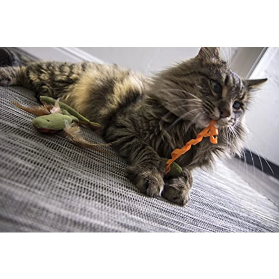 3 Count Fish Friends Crinkle Catnip Cat Toys - Multi Color 3 Count